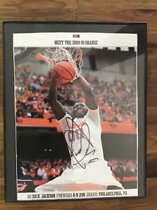 Rick Jackson 2009-10 Syracuse Orange Basketball Framed Hand Signed Photo - Picture 1 of 3