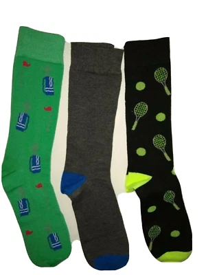 Calcetines deportivos talla 6-12 para hombre paquete de 3 pares de golf lisos tenis moda equipo George. Foto 1 de 4