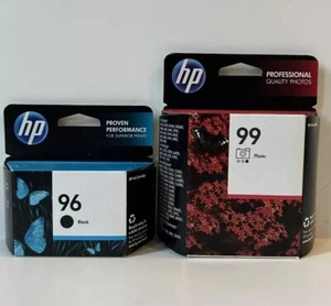 HP printer ink Lot HP 96 HP 99 Black Expired March 2013 C8767WN C9369WN - Picture 1 of 3