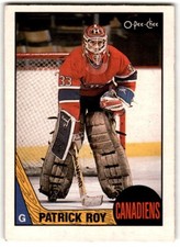 1987-88 O-Pee-Chee Patrick Roy #163 B Montreal Canadiens