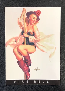 Gil Elvgren Artist Pinups PROTOTYPE "Fire Bell" 1995 Brown & Biglow Trading Card - Picture 1 of 2
