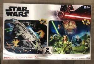 STAR WARS Prime 3D 2-pack Puzzles Brand New Millennium Falcon - Return Of Jedi - Picture 1 of 2