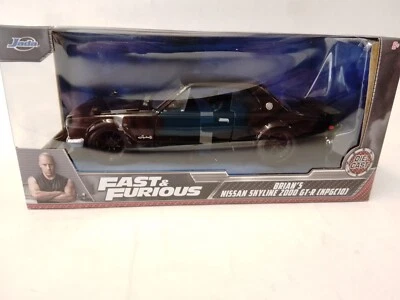 Jada Toys Brian's Nissan Skyline GT-R 2000 Fast & Furious 1/24 253203004 - Photo 1/2