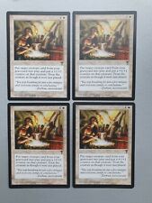 Miraculous Recovery x4 Playset, MTG Visions (1997), Uncommon White Instant NM