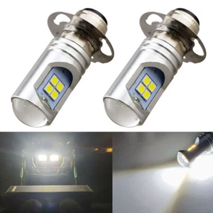 2Pcs White LED headlight light bulbs for Mahindra 2815 HST 3215 Gear HST 3316 - Picture 1 of 10