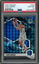 2020 Mosaic Josh Green Genesis Rookie Card #230 PSA 10 GEM MINT - POP 5