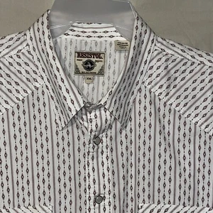 Resistol Men’s Western Pearl Snap Button Up Long Sleeve XXL - Picture 1 of 5