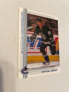2000-01 ITG Be A Player Memorabilia Sapphire /100 Daniel Sedin #397
