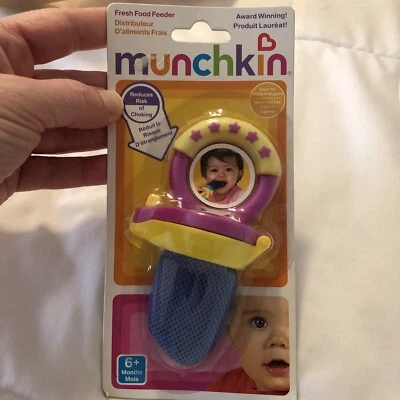 Alimentador de alimentos frescos Munchkin - verde/amarillo Foto 1 de 4