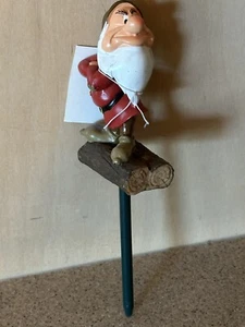 Disney "Grumpy" Snow White & The Seven Dwarfs Pot Stake, New With Tag - Picture 1 of 10