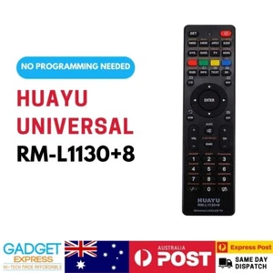 RM-L1130+X Universal TV Replacement Infrared Remote Control For HUAYU RM-L1130+8 - Picture 1 of 4