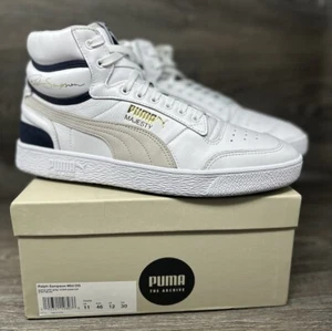 Scarpe da basket uomo Puma Ralph Sampson 70 Mid OG taglia 12 bianco grigio viola - Foto 1 di 16