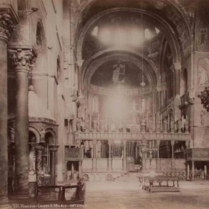 Giovanni Battista Brusa San Marco Markusdom Historische Ansicht Fotografie 19 Jh - Bild 1 von 3