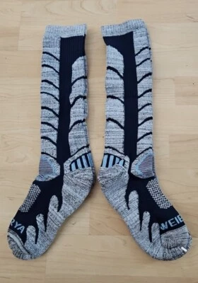Weierya Calcetines Esquí MED 2 Pares Azul/Gris Snowboard Invierno Cálidos Foto 1 de 2