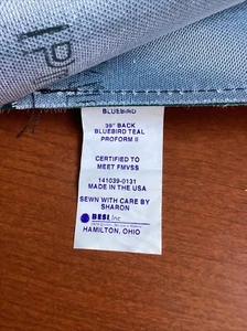 Bluebird 39" Back Teal Proform II Seat Cover 141039-0131 - Picture 1 of 6