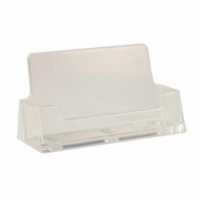 Business Menu Card Holder Display Flyer For Stand Or Wall Fixing - Clear Acrylic • 9.07£