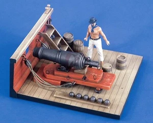 Carronada naval Verlinden 54 mm 1/32 de la Royal Navy con carro deslizante finales de 1700 2134 - Imagen 1 de 1