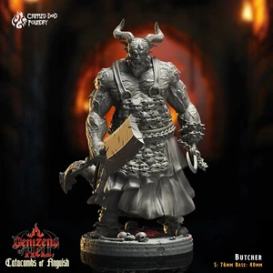 Devil Butcher Dungeons and Dragons DnD Miniature 32mm Fantasy Tabletop - Picture 1 of 6