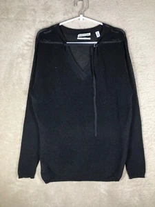 Country Road Casual Oversized T-Shirt Top Size 2XS Womens Black Long Sleeve - Picture 1 of 10