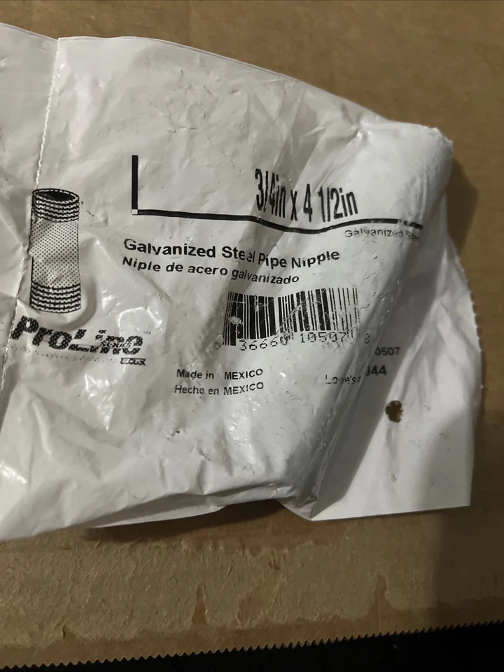 Southland Galvanized Steel Pipe Nipple - 10507