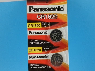 BATERIA PANASONIC CR1620 LÍTIO 3V 2 peças - Imagem 1 de 2