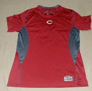 Cincinnati Reds Shirt Mens XL Red Nike Pro Combat Fitted Dri Fit Performance - Picture 1 of 12