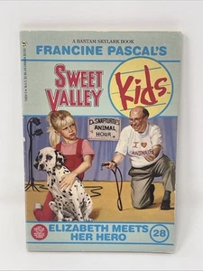 Sweet Valley Kid PB Book Vintage Bantam Skylark Elizabeth Meets Her Hero #28 - Bild 1 von 2