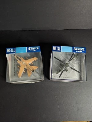 Armour Collection 1:100 WAH-64 Apache U.K. British ARMY;Tornado U.K Desert Storm - Image 1 of 4