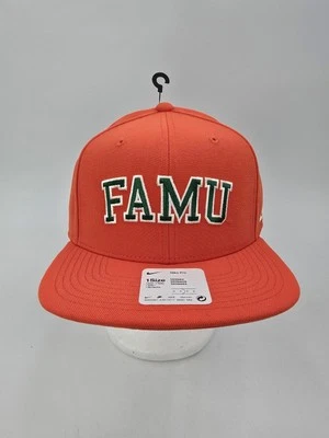 Florida A&M Rattlers FAMU Nike Lebron Naranja Pro Billete Plano Snapback Sombrero C-13869 Foto 1 de 4
