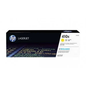 Oryginalny kaseta z żółtym tonerem HP 410X o dużej pojemności (CF412X) - Zdjęcie 1 z 4