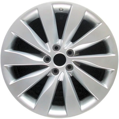 Llanta Lincoln MKS 19 2013-2016 DA5Z1007C DA531007AA plateada de fábrica OE 3928 Foto 1 de 4