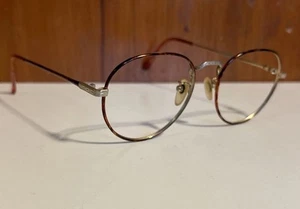 Vintage Polo Ralph Lauren Round Eyeglasses Sunglasses Frames Italy 145 Classic - Picture 1 of 14