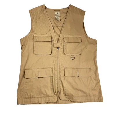 Beretta Vest Full Zip Multi Pocket Outdoor Hunting Shooting Brown Size XXL 2XL - Image 1 of 4