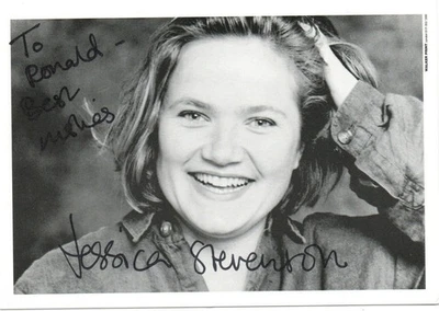 Jessica Stevenson  hand signed photo - Image 1 of 2