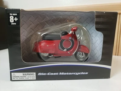 Vespa 125 Scooter Vintage Escala 1:18 Die-Cast Modelo KidConnection Nuevo En Caja Foto 1 de 4
