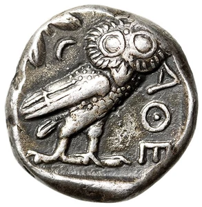 Attica, Athens Fouree Tetradrachm "Athena & Owl" Emergency Issue ? - Picture 1 of 5