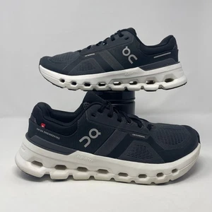 On Cloudrunner 2 Women's Size 9.5 D Wide Running Shoes Eclipse Black Sneakers - Picture 1 of 8