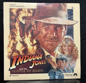 Indiana Jones and The Temple Of Doom (1984) - 1986 Double Laserdisc LD Movie - Picture 1 of 2