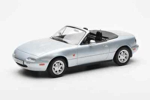 New Norev Mazda MX-5 1989 1:18 Model Car Silver 188023 KidBX - Bild 1 von 6