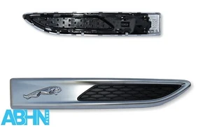 MX63-280B10-AB Jaguar XF X260 Genuine Right Side Wing Fender Grill Noble Chrome - Picture 1 of 11