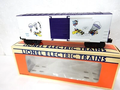 Lionel 6-19261 Perils of Mickey  Hi-Cube Boxcar  -for O gauge train op- ln wBox! - Image 1 of 4