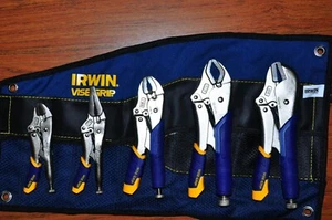 IRWIN VISE GRIP 5 PCS FAST RELEASSE 10R,10CR,6LN,7WR,5WR PROTOUCH GRIPs ORIGINAL - Picture 1 of 12