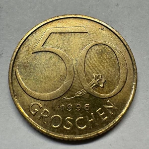 1996 Austria 50 Groschen - Beautiful Coin - #A-009 - Picture 1 of 2