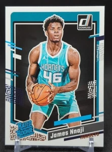 2023-24 Donruss #215 James Nnaji RC Charlotte Hornets Basketball π - Picture 1 of 2