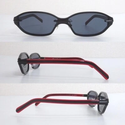 Gafas de sol Jean Paul Gaultier 56-0040 JPG vintage negras y rojas edición limitada Foto 1 de 4