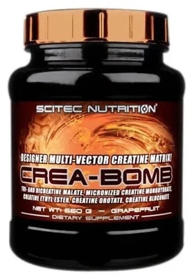 Scitec Nutrition Crea-Bomb creatine matrix taurine vit B3 pre workout 660g 110 s