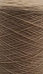 5 lb 3.8 oz 2/54 Wool Yarn Weaving, Knitting Art Lot 800 ypp Honey Brown - Picture 1 of 3