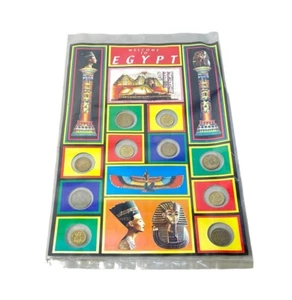 Vintage Welcome To Egypt Set of RARE Mixed Egyptian Coins - Picture 1 of 15