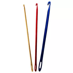 2.75/4.0/6.0mm Afghan Tunisian Aluminum Crochet Hook DIY Knitting Sewing Nee SFB - Picture 1 of 13