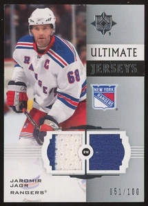 Jaromir Jagr GU Patch /100 #UJ-JJ 2007-08 Ultimate Collection Ultimate Jerseys - Picture 1 of 3